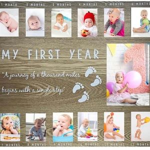 Baby’s First Year 12 Month Picture Frame